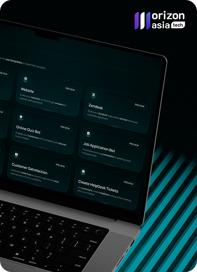 Баннер Horizon Asia Tech в модальном окне